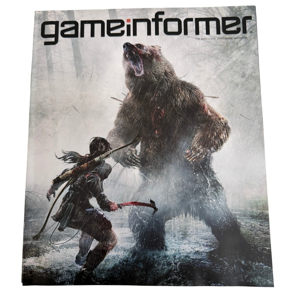 Game Informer Magazine Issue 263 March 2015 Rise of the Tomb Raider Lara Croft